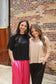 Haute Pink Wide Leg Flowy Satin Pants