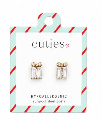 Two Tone Present Earrings