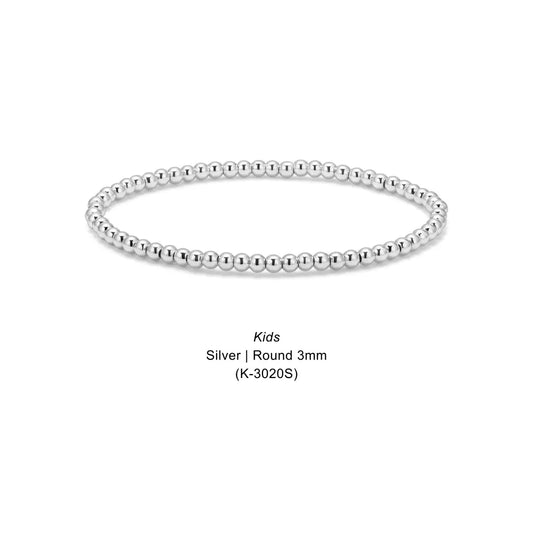 Kids Silver | Round 4mm