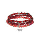 Kids Mini Crystal Stretch Bracelet Set - Red Robin