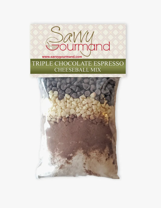 Triple Chocolate Espresso Cheeseball Mix
