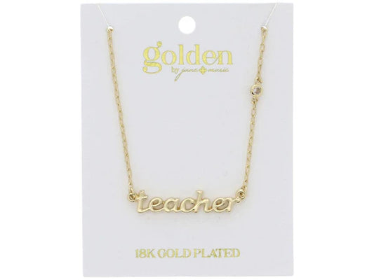 Teacher Necklace