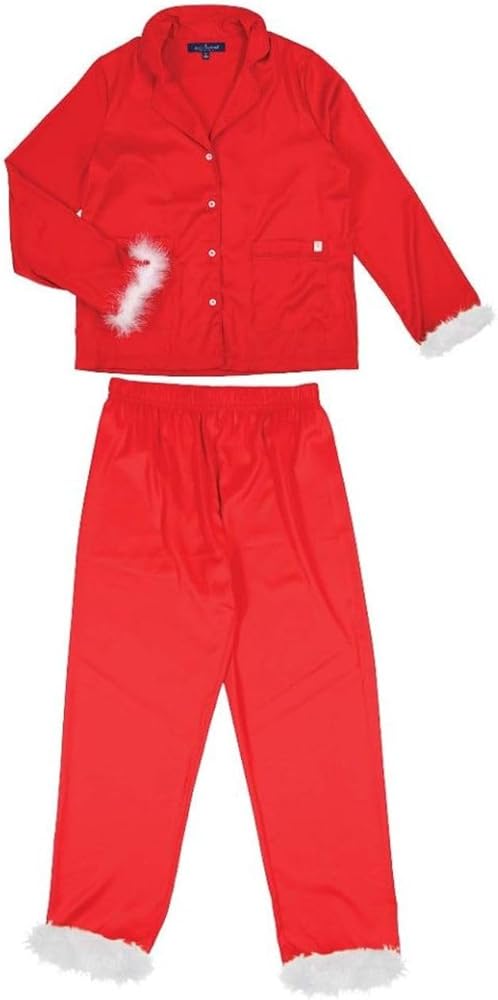 Red Feather Pajama Set