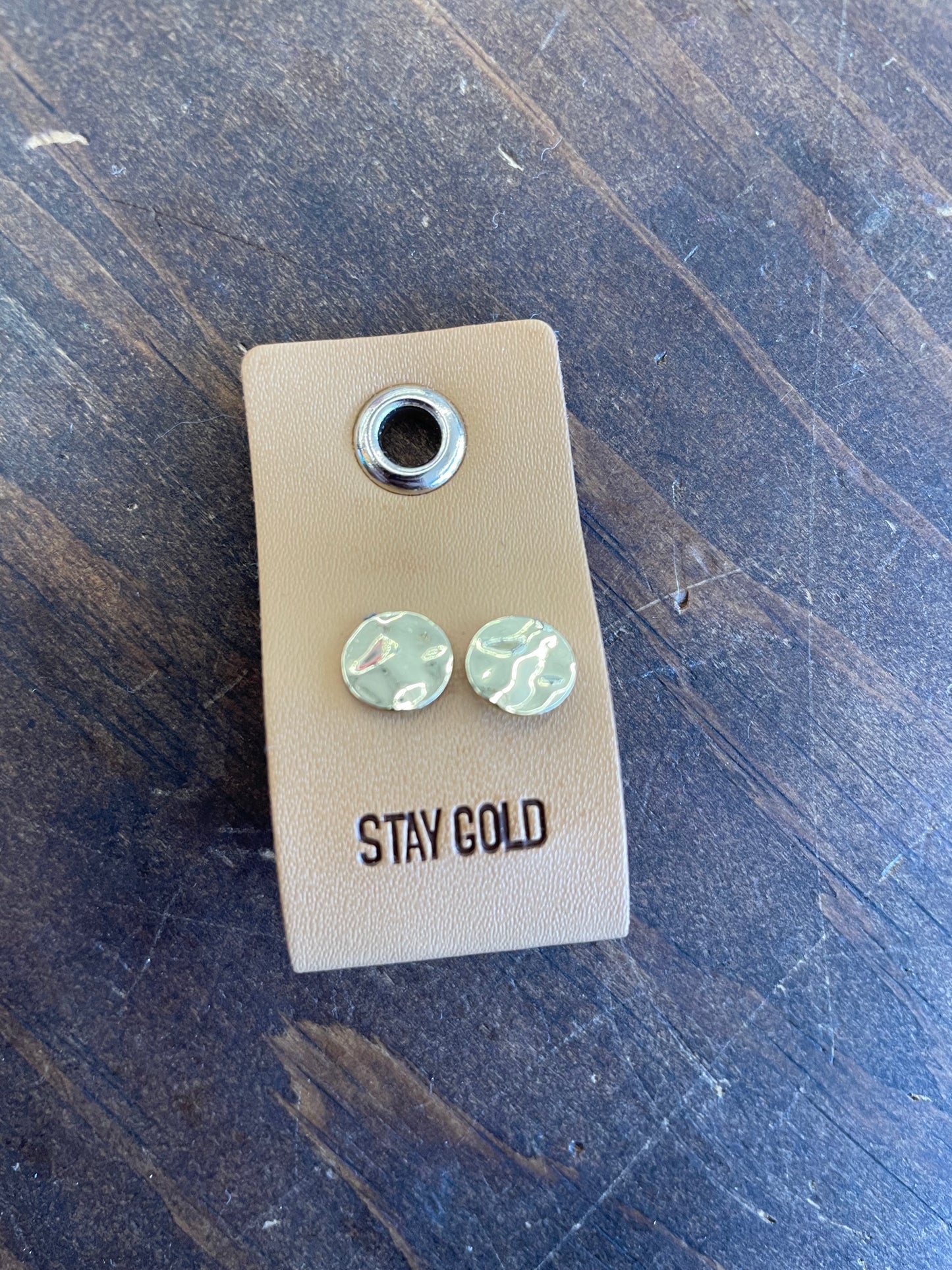 Leather Loop Earrings