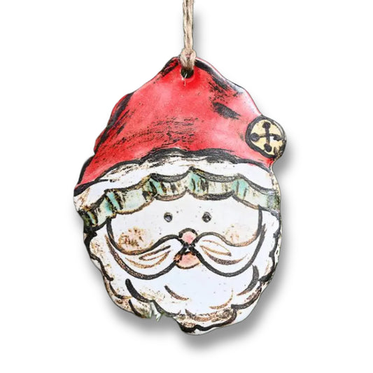 Storybook Santa Ornament