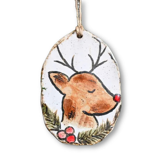 Jolly Reindeer Ornament