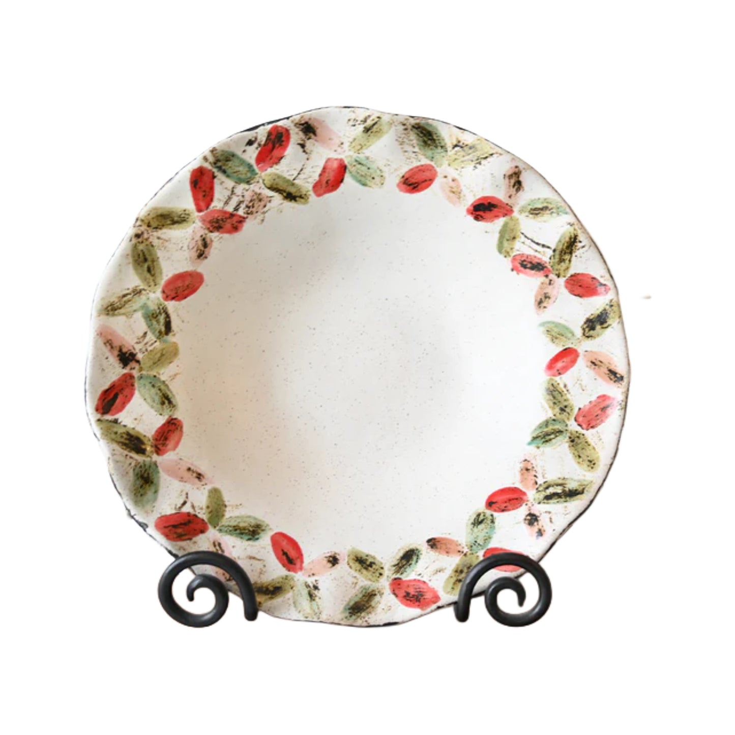 Criss Cross Christmas Bowl