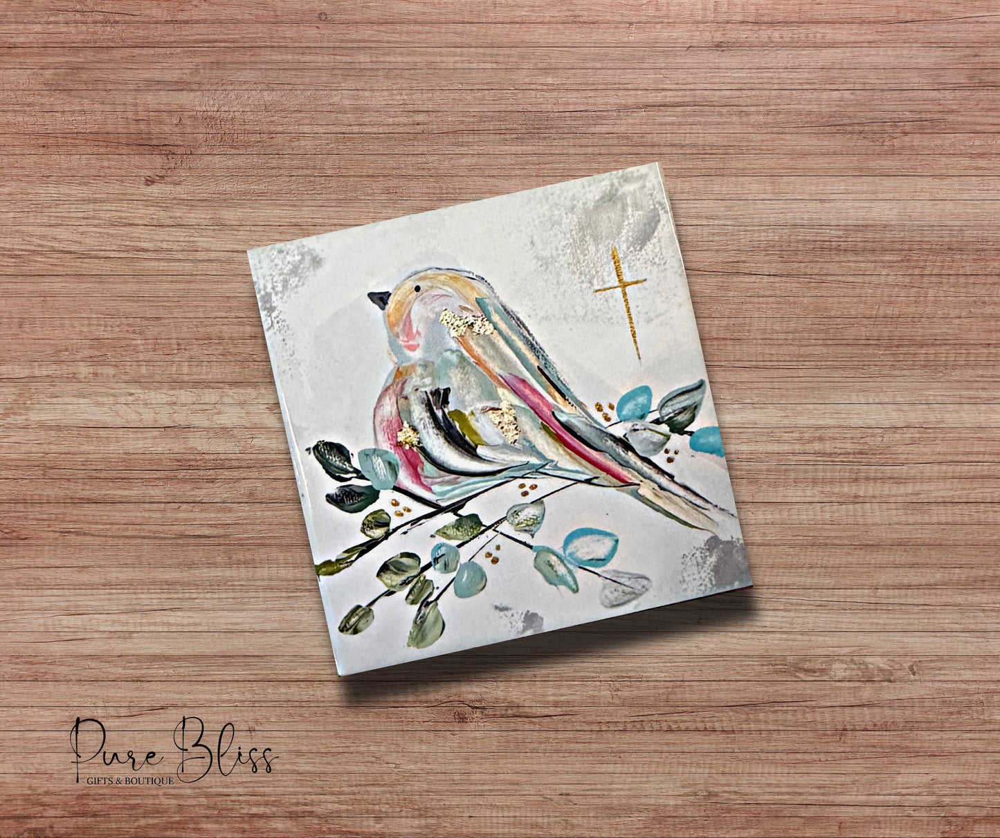 Cute Pastel Bird Coaster