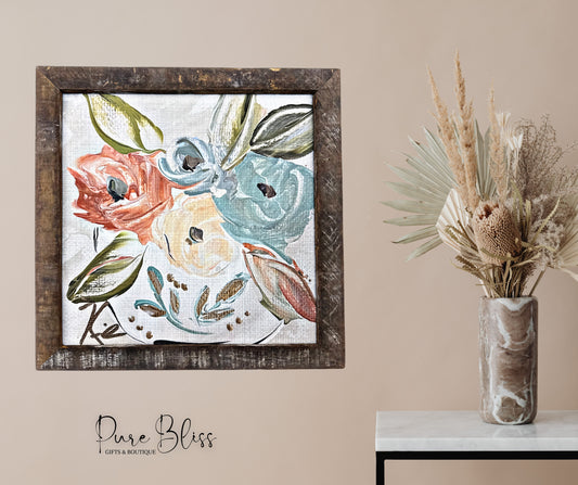 Softly in Bloom Painting 18x18