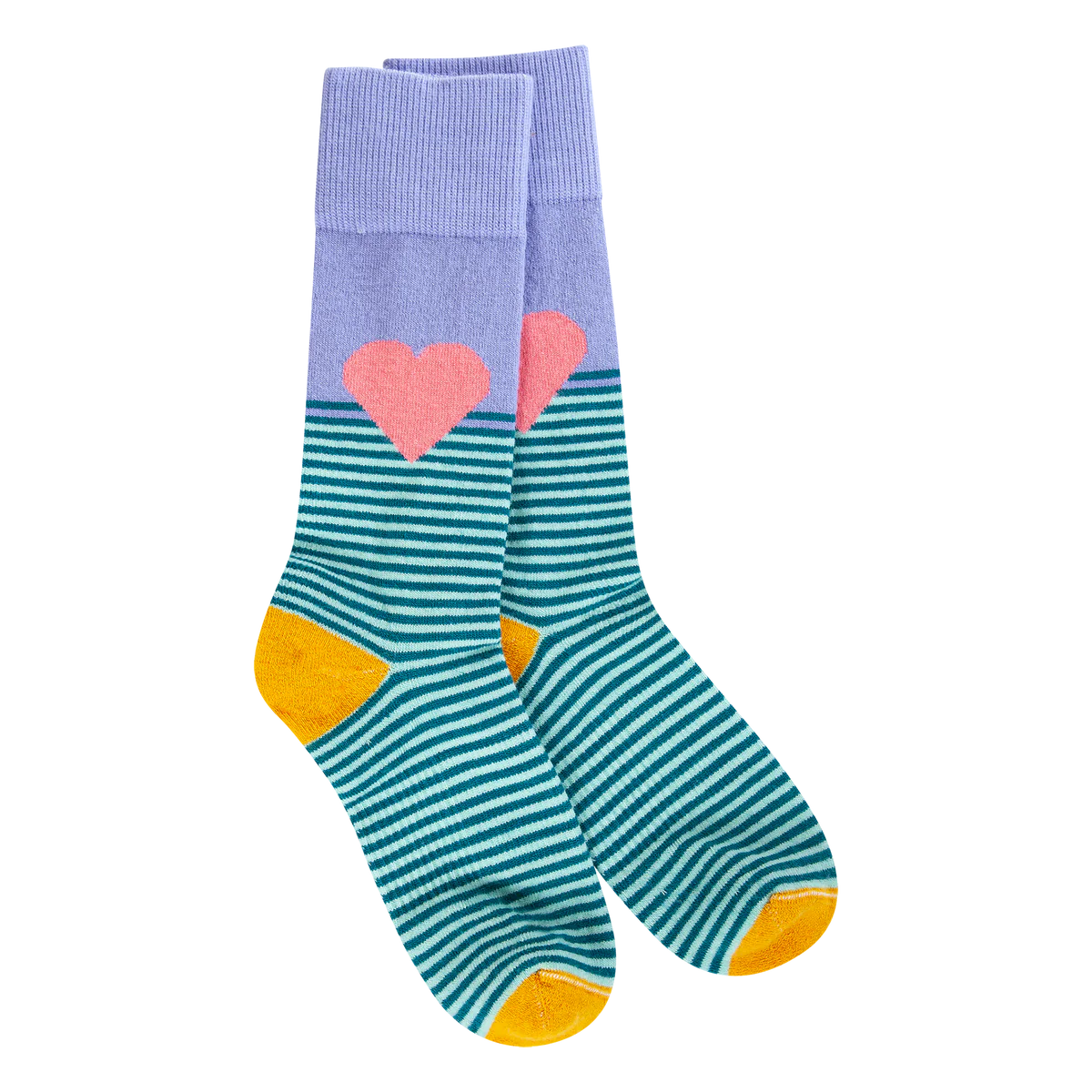 Worlds Softest Socks + Ice Blue Multi Heart