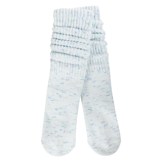 Worlds Softest Socks + Blue Confetti Weekend Slouch