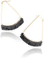 TIERED BEEDED EARRINGS