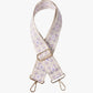 Clover - Purple/White Guitar Strap