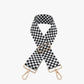 Checkered - Black/White Guitar Strap