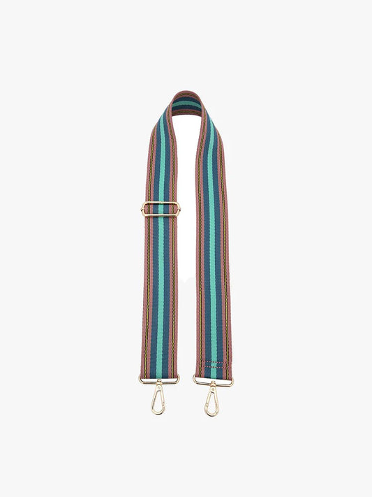 Striped - Mint/Teal Guitar Strap