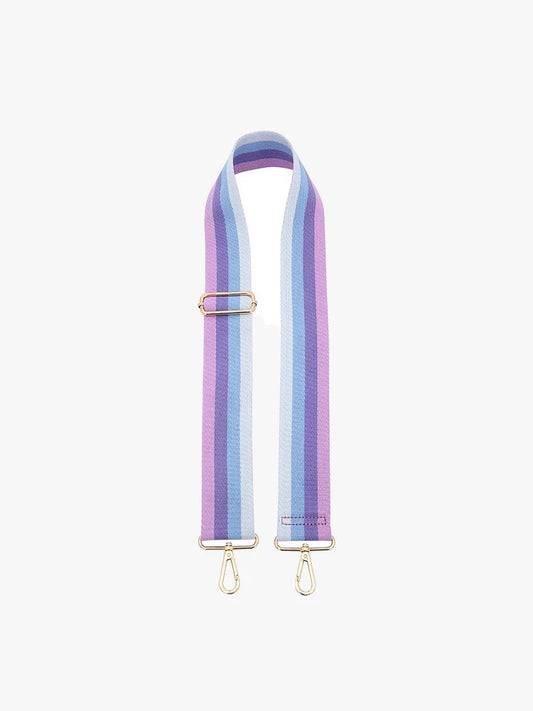 Striped - Multi Lavender Guitar Strap