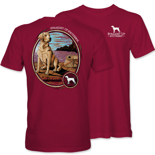 Lab on Dock Tee