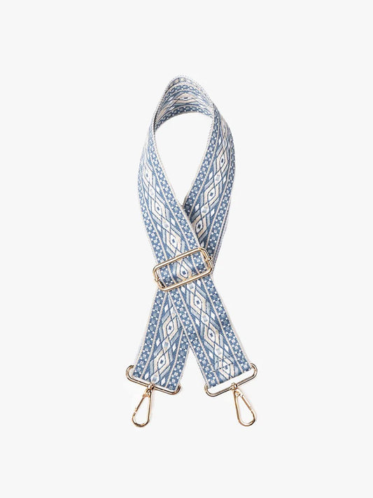 Diamond - Blue/Light Blue Guitar Strap