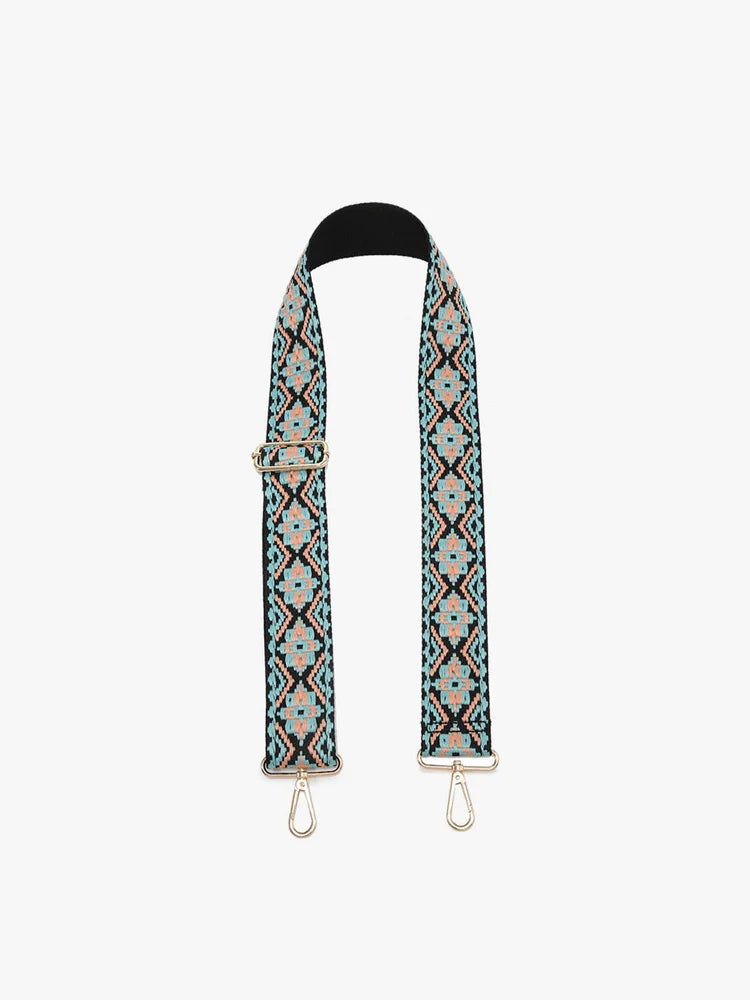 Tribal - Turquoise Guitar Strap