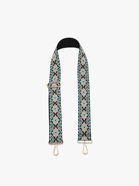 Tribal - Turquoise Guitar Strap