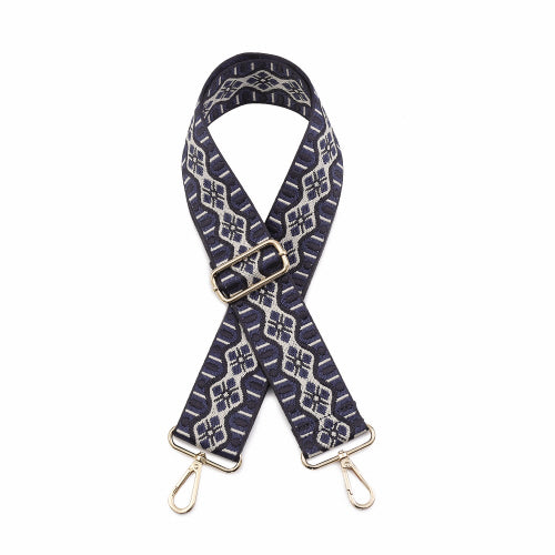 Wave - Navy Guitar Strap