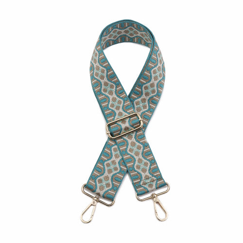 Wave - Turquoise Guitar Strap