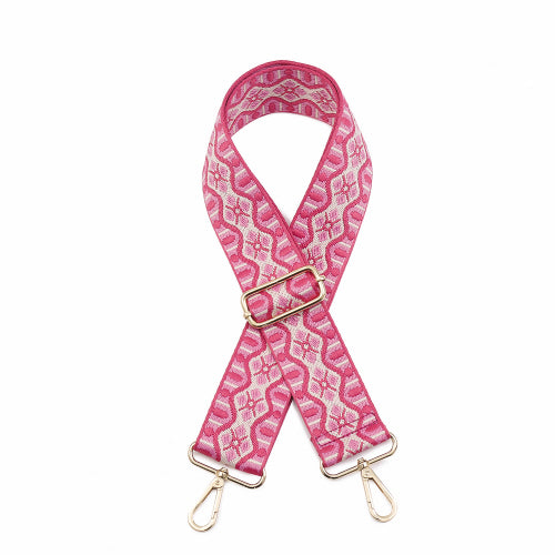 Wave - Hot Pink Guitar Strap