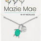Silver Pacific Opal Turtle & Sand Dollar Dangle