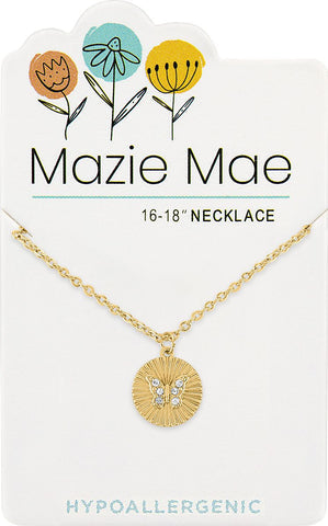 Gold Butterfly Necklace