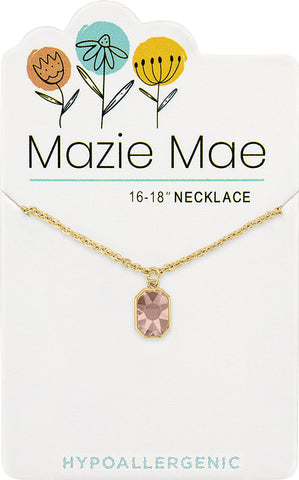 Gold Vintage Rose Radiant Necklace
