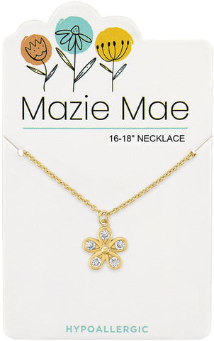 Gold Flower Necklace