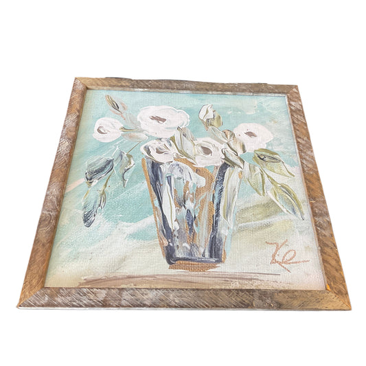 Blue Floral Dreams Painting