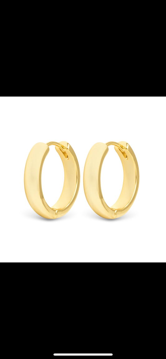Gold Stacy Small Hoop