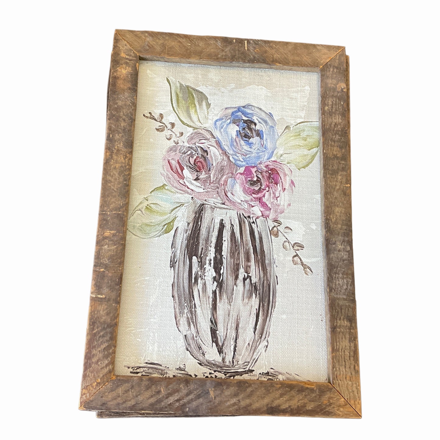 Muted Floral Vase Painting