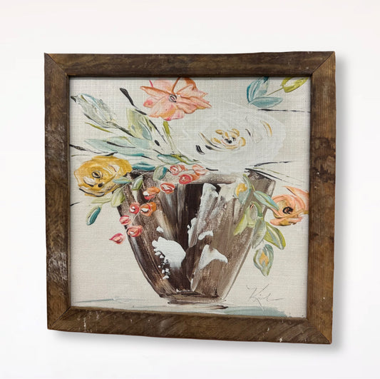 Fuchsia Vine Painting