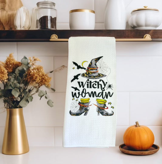 Witchy Woman Tea Towel