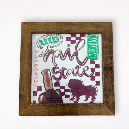 Hail State Painting