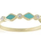 Turquoise Stone Gold Ring