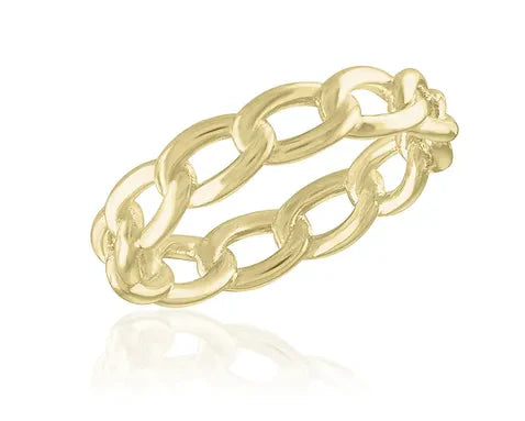 Chain Link Gold Ring