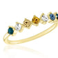 Colorful 7 Stone Ring