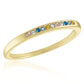 Colorful Mini Gold Ring