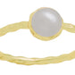 Gold Pearl Ring