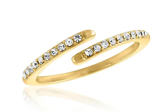 Layover Gold Ring