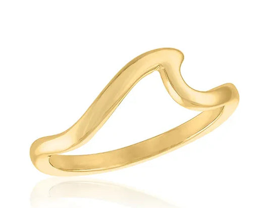 Gold Wave Ring