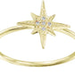 Star Gaze Gold Ring