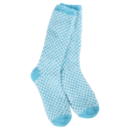 World's Softest Socks + Feather Check Crew