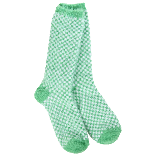 World's Softest Socks + Feather Check Crew