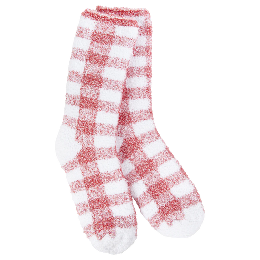 World's Softest Socks + Checked Fireside Crew