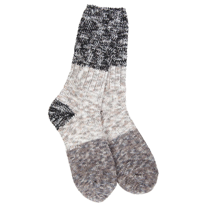 World's Softest Socks + Weekend Crew Ragg Colorblock