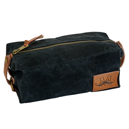 Man Bar Dopp Kit Waxed Canvas Bag